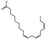 α-亚麻酸分子结构式