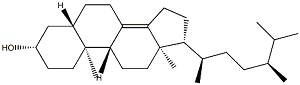 菜油甾醇分子结构式